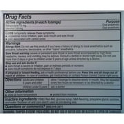 Major Sore Throat Fast Long Lasting Relief, Menthol Benzocaine, 18ct, 4-Pack