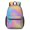 Black-4, variant on 17 Inch Lightweight Backpack,PVC Waterproof Oxford Fabric, Ergonomically Designed, with Large Capacity, Vibrant Rainbow Print