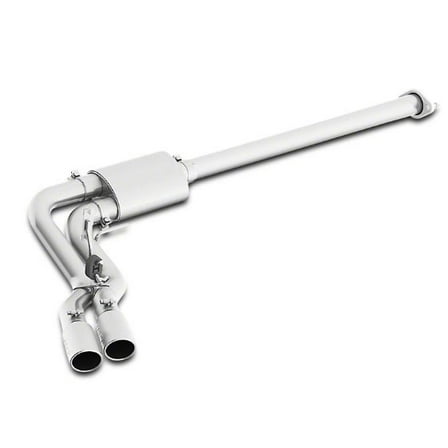 MBRP 15-16 Ford F-150 2.7L/3.5L/5.0L 3in Cat Back Single Side Pre-Axle Dual Exit ALU