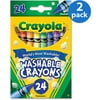 Crayola 24 count Washable Crayons, 2 pack