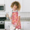 thumbnail image 4 of Pioneer Flower Floral Print Pattern Kids Aprons for Girls and Boys,Adjustable Neck Strap Toddler Aprons for Kids Cooking Baking, 4 of 7