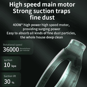 Handheld Vacuum, Vehicle Mounted Cordless Hand Vacuum , Wet Dry Vacuum for Car