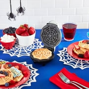 Dash Spider Web Electric Mini Waffle Maker, White