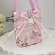 thumbnail image 2 of EeaseMX 12 cajas de regalo de papel para baby shower, minibolsas de dulces, decoración de bautizo, recuerdos de fiesta, bolsas de regalo de papel Kraft con asas para cumpleaños de niños y niñas (rosa), 2 of 7