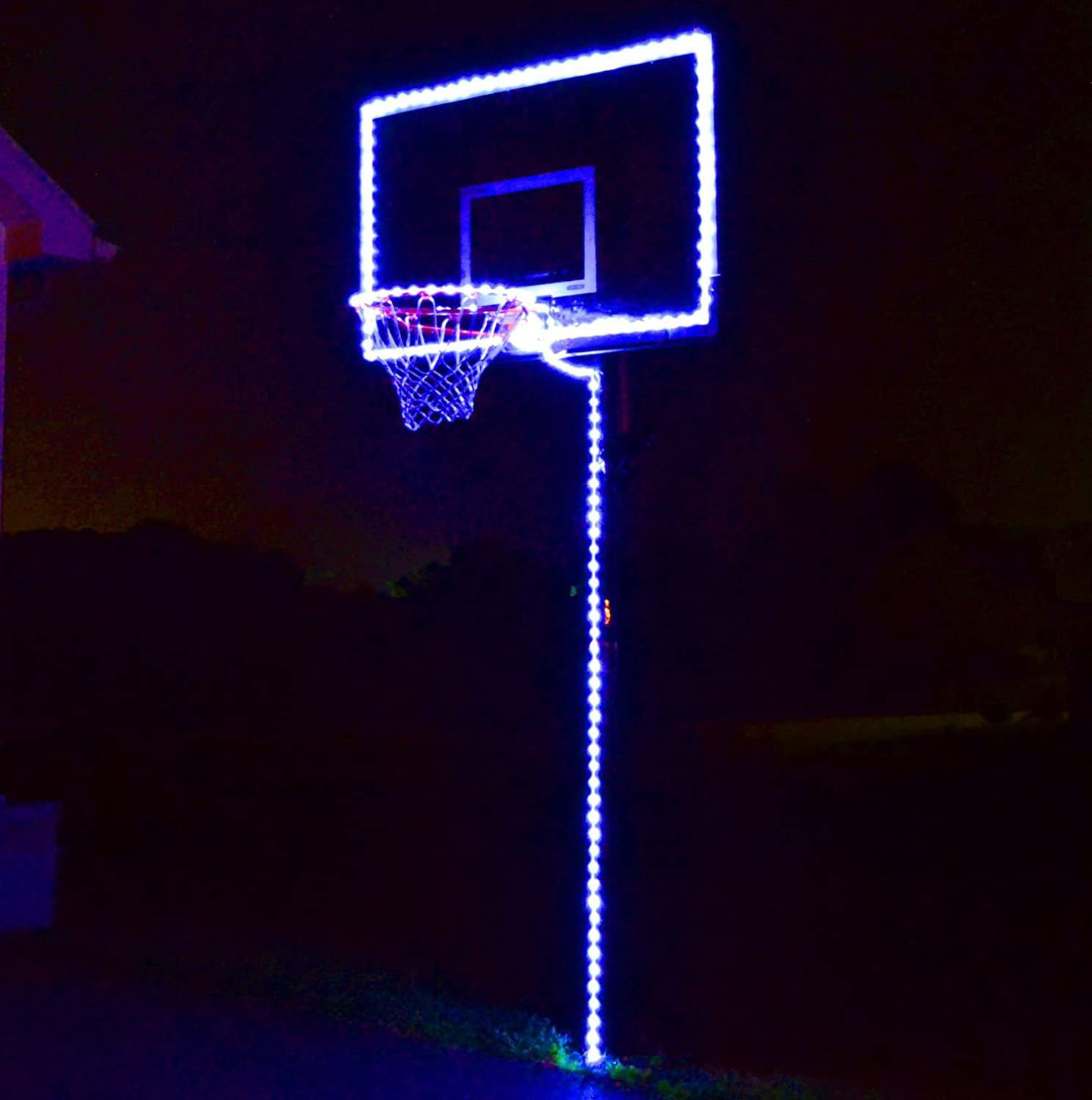 led basketball hoop light 