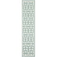 thumbnail image 3 of SAFAVIEH Dhurries Waverly Geometric Area Rug, Seafoam/Ivory, 5' x 8', 3 of 8