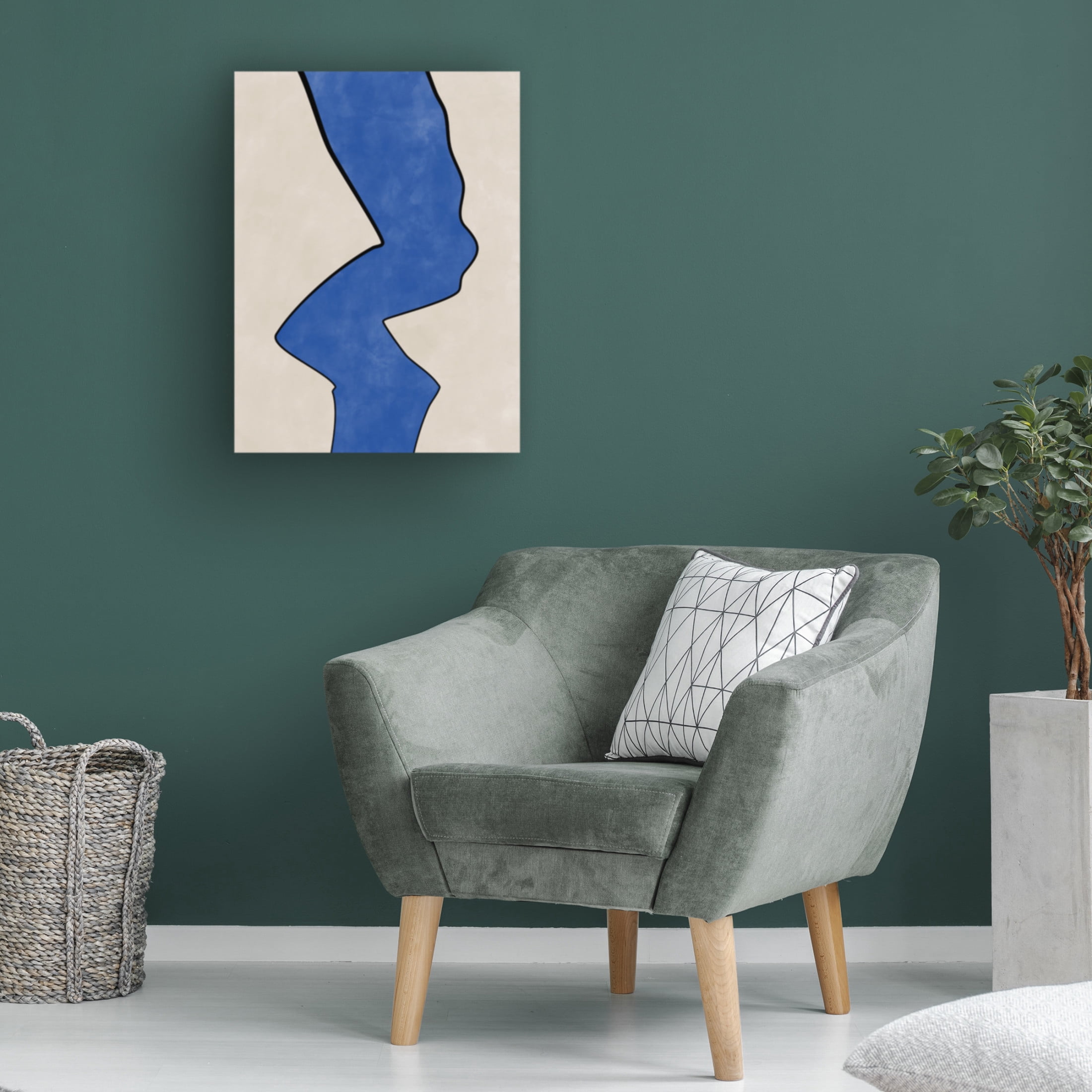 Trademark Fine Art Elena Ristova  Indigo8 Canvas Wall Art