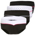thumbnail image 4 of Attraco Maternity Panties Plus Szie High-waisted Cotton Enderwear Pack of 4 XXS-3XL, 4 of 9