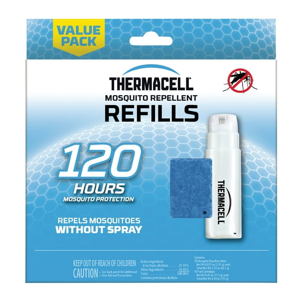 Thermacell Mosquito Repellent Refill with 30 Mats and 10 Cartridges
