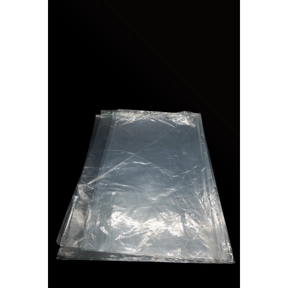 Tripact Inc LDPE Clear Flat Poly Bags Gusseted Bags - 18" x 24" - 1.25 mil 200pcs