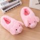 thumbnail image 3 of Cute Pig-zapatilla de Invierno para mujer, cubierta de tacón, pantuflas cálidas, piel suave, toboganes cómodos y esponjosos para el hogar, calzado de dibujos animados para niñas, nuevo, 3 of 5
