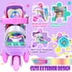 thumbnail image 2 of Patines con forma de unicornio arcoíris con forma de 4 piezas para niñas de 2 a 5 a 8 años, 2 of 8