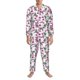 thumbnail image 3 of Balery Orchids Flowers Pijama para Hombre de Dos Piezas con Manga Larga, Conjunto de Dormir y Descanso Suave con Bolsillos-Medium, 3 of 7