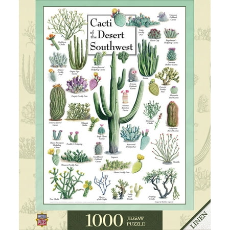 UPC: 0705988719721 | MasterPieces 1000 Piece Puzzle – Cacti of the Desert – 19.25 x26.75