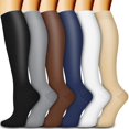 thumbnail image 2 of Compression Socks for Men & Women – Cycling Long Tube, Outdoor Fitness, Running & Sports Leg Support (grey,XXL), 2 of 10