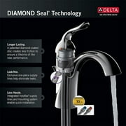 Delta 100LF-HDF Classic Single Handle Centerset Kitchen Faucet, Chrome