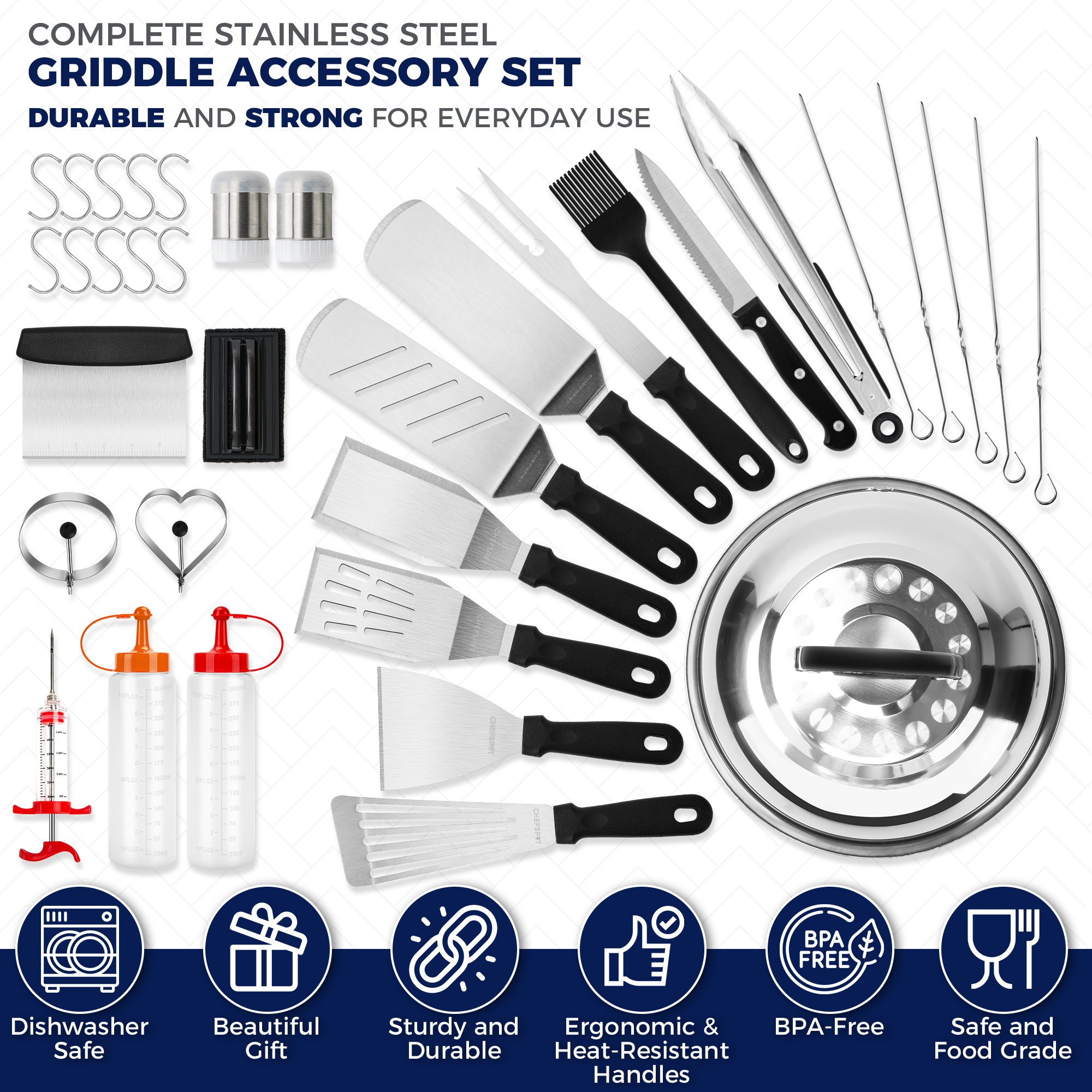 CHEFSPOT 36-Piece Griddle Accessories Kit photo 2