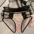 thumbnail image 3 of Summer women's sexy lace silk shorts underpants ladies triangle underpants for women, 3 of 7