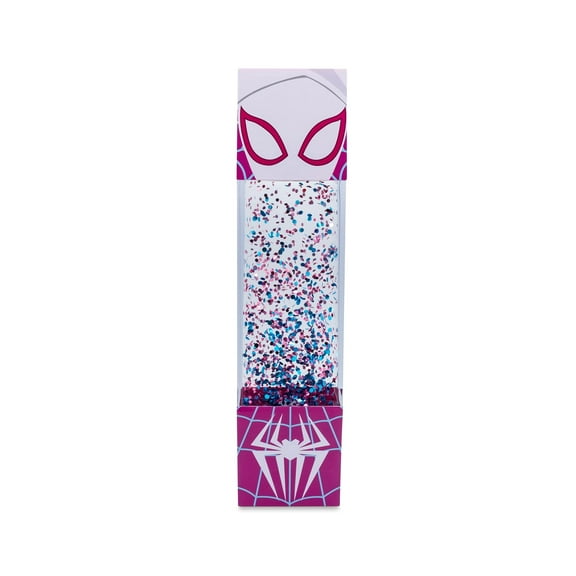 Lámpara con purpurina Marvel Spider-Gwen, LED con alimentación USB, 30 cm