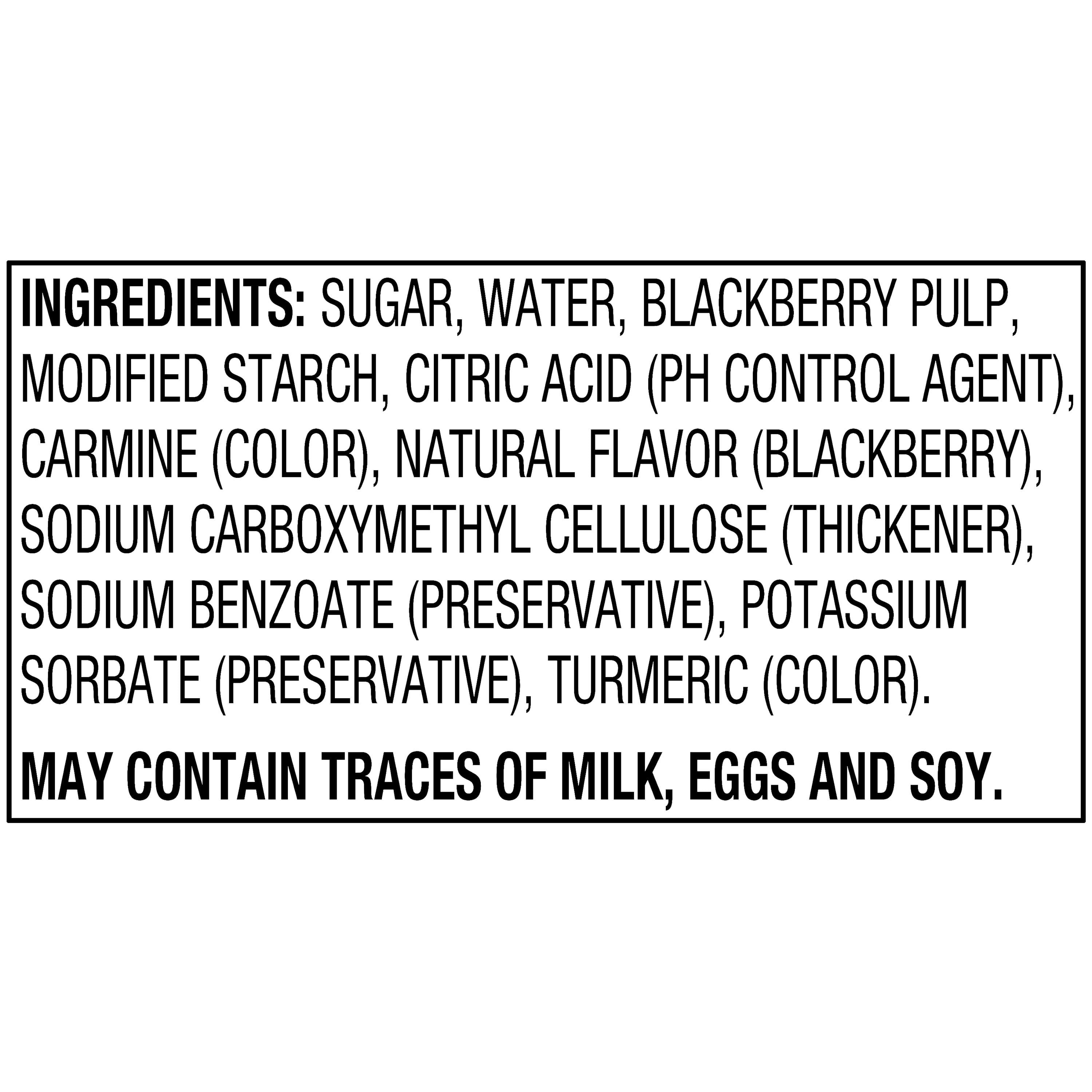 (4 pack) Great Value Blackberry Sauce, 16 oz