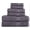 Gray, variant on Springfield Linen 6 Piece Cotton Bath Towel Set - 2 Bath Towels, 2 Hand Towels, 2 Washcloths, Grey