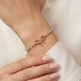 thumbnail image 7 of VNOX Stainless Steel Gold Bow Tennis Bracelet, Sparkling Adjustable Bracelet for Birthday Gift, 7 of 7