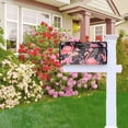 thumbnail image 6 of Pink Flamingos Exotic Orchids Flowers Mailbox Covers Magnetic Waterproof Mail Cover Letter Post Box Wraps for Home Garden Yard Decor, 25.5x21 in, 6 of 6