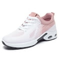 thumbnail image 2 of Women Running Shoes,Tennis Shoes Womens,Womens Sneakers Air Cushion Running Shoes Lightweight Tennis Walking Shoes Mesh Breathable Gym Work Fashion Sneakers Athletic Comfortable Casual,Pink,6, 2 of 8