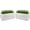 White, variant on Pure Garden Large Planters for Outdoor Plants 2-Pack - 31.5in Rectangular Long Pots for Plants, Gray