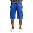 thumbnail image 5 of g-style usa men's solid fleece heavyweight cargo shorts fs76 - royal blue - 5x-large, 5 of 7