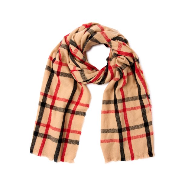 Time and Tru Women's Fringed Blanket Wrap