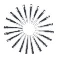 thumbnail image 3 of 20 Packs Metal Alligator Hair Curl Clips, 2.4 inch Duck Bill Clips for Hair Sectioning Styling, Silver, 3 of 5