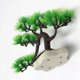 thumbnail image 2 of Simulation Plant Decorative Resin Fish Tank Rocks Decor Aquarium Miniature House Accessories for Small Animal Play Ornament Green, 2 of 3