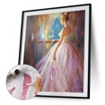thumbnail image 3 of Cuadros Decorativos Kit de pintura por números DIY Ballet Girl pintado a mano cuadro al óleo artesanía decoración de pared Ehuebsd embutido en tela, 3 of 9