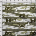thumbnail image 4 of oneOone Viscose Jersey Dark Olive Green Fabric Kids Sewing Material Print Fabric By The Yard 60 Inch Wide, 4 of 4