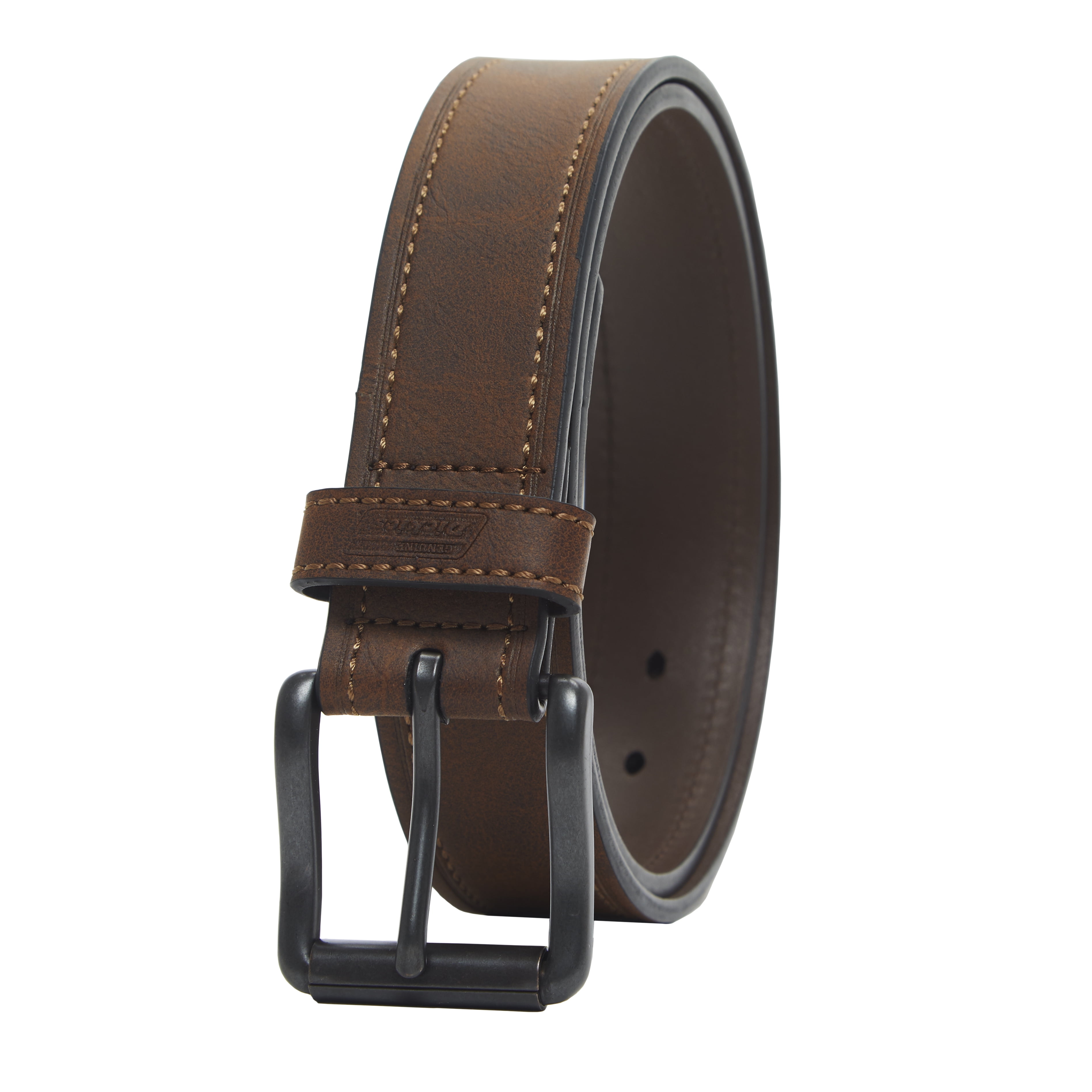 Genuine Dickies Men's Classic Casual Leather Belt - Walmart.com