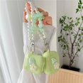 thumbnail image 4 of Funda verde aguacate para Apple AirPods 2 3 4 amor corazón flor perla pulsera cubierta para AirPods Pro funda protectora de silicona suave, 4 of 5