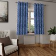 thumbnail image 2 of Ambesonne Marine Grommet Curtain, Swimming Nautical Ocean Art, 50"x96", Indigo and Slate Blue, 2 of 5