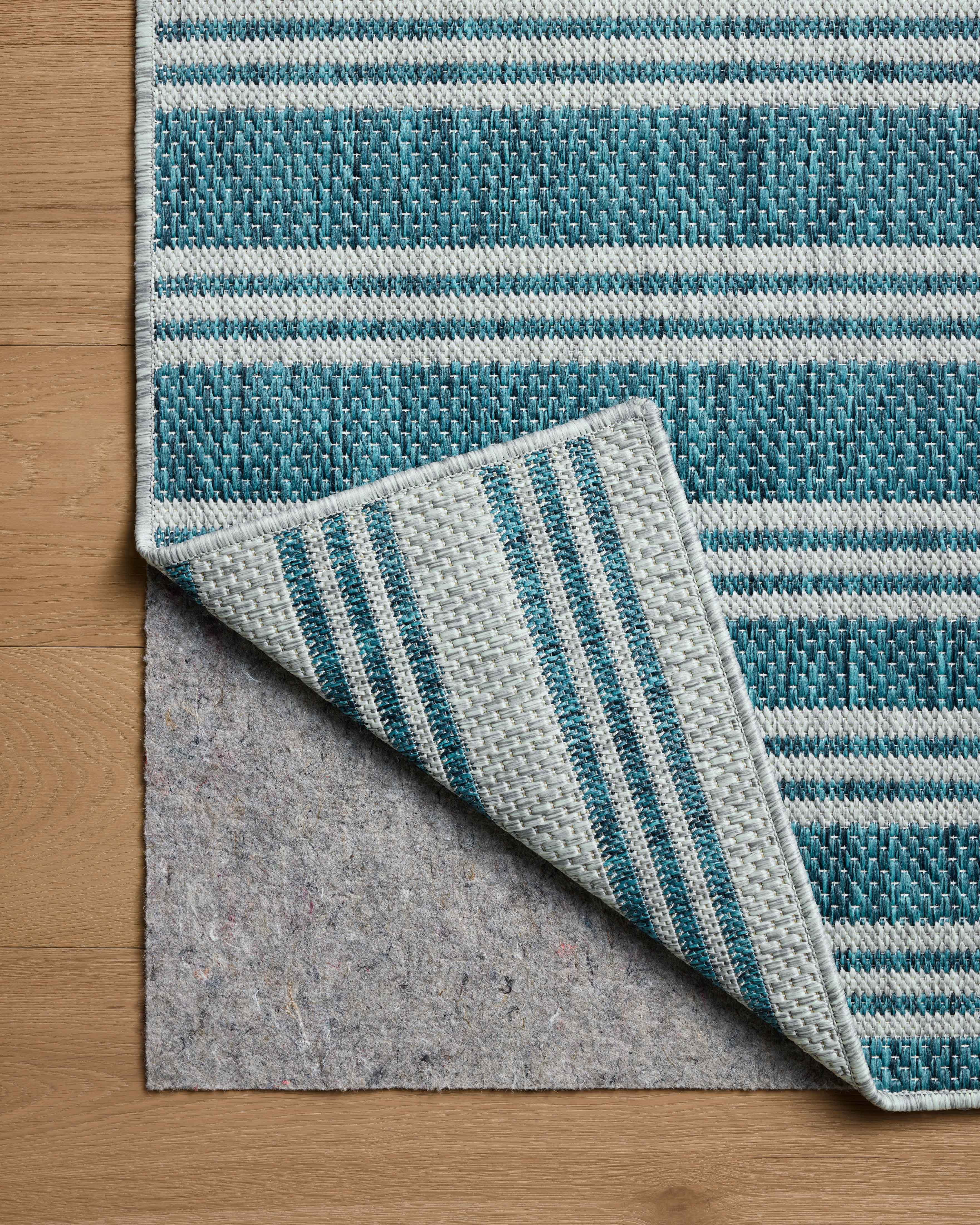 Indoor Outdoor Rug 4x6, Reversible, Loloi Easton Teal / Fog (4' x 6')