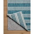 thumbnail image 7 of Indoor Outdoor Rug 8x10, Reversible, Loloi Easton Teal / Fog (7'10" x 10'), 7 of 7