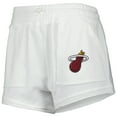 thumbnail image 2 of Women's Concepts Sport  White Miami Heat Sunray Shorts, 2 of 4