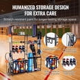 thumbnail image 4 of Organizador de garaje VEVOR Golf Storage para 2 bolsas de golf, 4 of 9