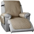 thumbnail image 1 of Non-Slip Recliner Chair Cover Sofa Slipcover, Pet Cover for Large Recliner with Elastic Straps, Washable Chair Seat Cover Recliner Chair Furniture Protector (28'' Oversized, Camel), 1 of 6