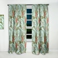 thumbnail image 2 of Designart 'Foliage Tropical I' Mid-Century Modern Curtain Panel, 2 of 5