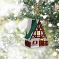 thumbnail image 6 of Dvumao Christmas Decoration, Christmas Small House Christmas Decoration Ornaments Christmas PVC Small House Christmas Decoration, Gift for Friend, 6 of 6