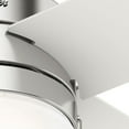 thumbnail image 7 of Hunter Fan Company Timpani 52 Inch Indoor Corded Ceiling Fan Light, Fresh White, 7 of 7