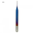 thumbnail image 3 of Fresas cónicas de carburo de tungsteno con revestimiento azul para máquina de grabado de PCB (0,6 mm), 3 of 9