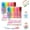2pcs, variant on 2026 New 3D Jelly Pens, 3D Jelly Pen Set, 12 Glossy Glaze Pens, Assorted Colors Gel Ink Pens, for Glass, Acrylic, DIY Crafts Scrapbooks Bullet (1PCS)