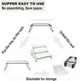 thumbnail image 3 of Extra Large 3 Tier Serving Tray Set, 24x22x9.7 inch Cupcake Fruit Cookie Dessert Table Display Stands Melamine Tiered Platters Food Trays for Party Buffet Entertaining, White, 3 of 7