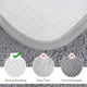 thumbnail image 5 of Juego de alfombras de baño LOCHAS gris claro, 2 piezas, 5 of 7